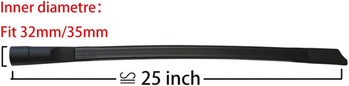 EZ SPARES 25-inch Flexible Vacuum Crevice Attachment Crevice Tool Crevice Brush Tool Kit for All 1-1/4" or 1-3/8"(32mm-35mm) Vacuum Hoses...
