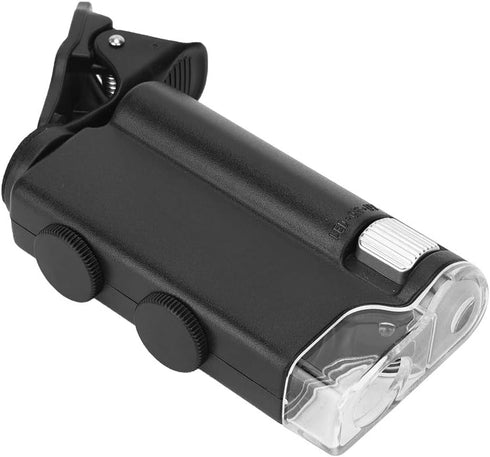 Oumefar 60-100X Magnification Camera Portable Clip Microscope Magnifier Loupe LED Clip Loupe Microscope Mini Portable Clip Microscope Magnifier Lo...