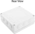 LeMotech ABS Plastic Dustproof Waterproof IP65 Junction Box Universal Electrical Project Enclosure White 7.9 x 7.9 x 3.1 inch (200 x 200 x 80 mm)...