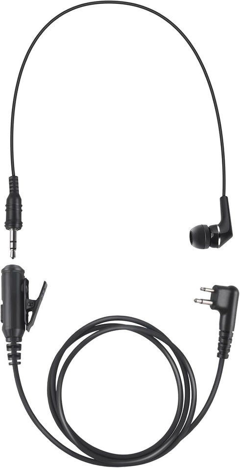 2 Pin Ptt Mic Earpiece Two Way Radio Headset for Motorola Walkie Talkie...