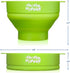 The Original Proper Popper Microwave Popcorn Popper, Silicone Popcorn Maker, Collapsible Bowl BPA Free & Dishwasher Safe - (Green)...