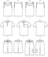McCall Pattern Company M6973 Men's Tank Tops, T-Shirts and Shorts, Size XN "XLG-XXL-XXXL"...