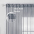 MIULEE 2 Panels Solid Color Sheer Window Curtains Elegant Window Voile Panels/Drapes/Treatment for Bedroom Living Room (54 X 84 Inches Dark Grey)...