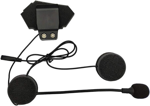 Helmet Bluetooth Headset, BT-12 Motorcycle Helmet Intercom, Helmet Communication System Supports Handsfree, Stereo Music...