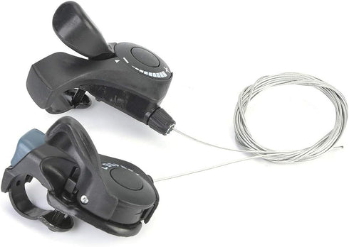 Bike Shifters, One Pair Outdoor Mountain Bicycle, 3X7 Thumb Gear Shifters, TX-30 Speed Shift Lever and Set...