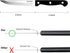 Steak Knives Set of 6, Black Full-Tang Triple Rivet Serrated Stainless Steel Sharp Blade Flatware Steak Knife Set, 4.5 Inches, For Restaurant Kitc...