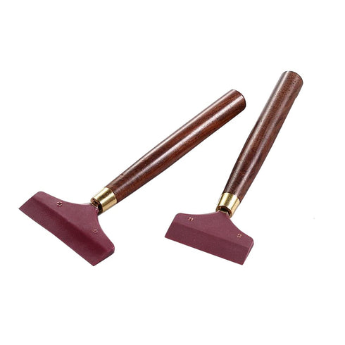 2Pcs Glue Spatula with Wooden Handle Glue Scraper Glue Smear Sticks Applicator Glue Spreaders Glue Application Tool Sewing Accessories for Handmad...
