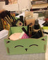 DIY Cat Storage Artwork Cosmetic Collection Pen Pencil Holder Organizer Desk Sorter Green...