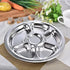 Litewoo Stainless Steel Round Divided Plate 6 Sections...