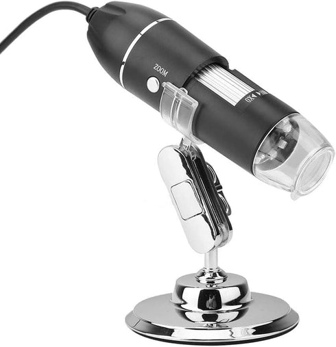 USB Microscope, 50X-500X 0.3MP LED Microscope USB Magnifier for Computer with Holder for Industrial PCB Checking,Jewelry Appraisal,Detecting, etc...