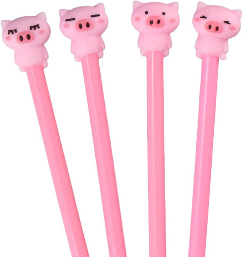24 Pieces Cute Pig Writing Gel Ink Pen Novelty Pig Writing Pen Roller Ball Gel Ink Pen with 0.5 mm,for Office, Home Writing Present Supplies...