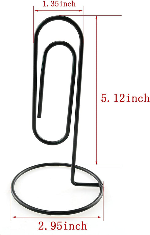 1PC Black Study Note Holder Office Desk Paper Clip Memo Holder & Organizer, Perfect Office Accessory, Organize and Access Bills...
