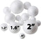240 Pack Foam Balls -Craft Balls DIY Home, School Craft Project -240 Bulk Foam Balls, 4 Sizes .8’’, 1.2’’, 1.6’’, 2’’ Inches...