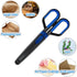 2-in-1 Scissors and Utility Knife Set (Blue-Black)...