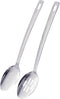 14.5 INCHES Long Handle Stainless Steel Serving Spoon Slotted Spoons Cooking Spoon Kitchen Spoon(Set of 2)...