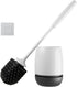 Toilet Brush, Toilet Bowl Brush and Holder Set for Bathroom, Toilet Cleaning Scrubber Cleaner Brush for Bathroom for Deep Cleaning with Stiff Plas...