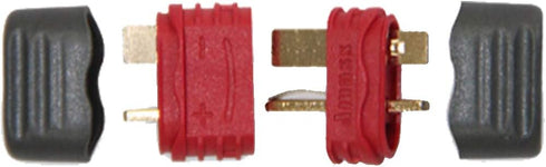 10 Pairs Anti-Slip Amass Deans T Plug Male Female Connector Adapter with Sheath Housing...