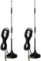 (2Pack) SMA Antenna 4G LTE 12Dbi 700-2700MHz Cellular Antenna Magnet Mount 4g Antenna 12Dbi 4G LTE CPRS GSM 2.4G WCDMA 3G by EJOYS...