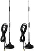 (2Pack) SMA Antenna 4G LTE 12Dbi 700-2700MHz Cellular Antenna Magnet Mount 4g Antenna 12Dbi 4G LTE CPRS GSM 2.4G WCDMA 3G by EJOYS...