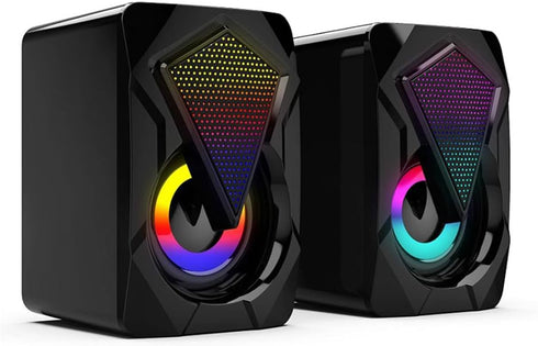 Computer 3.5mm Speakers Led/Volume Control Powered by USB for Laptop...