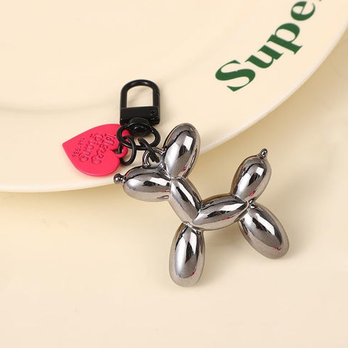 XAM 1-3PCS Cute Jelly Balloon Dog Keychains for Women Cartoon Keychains Car Keys Handbag Accessories...
