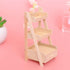 EXCEART 2pcs 1: 12 Dollhouse Wooden Flower Stands 3 Tier Plant- Shelves Stand Rack Miniature Model Ornament Home Indoor Outdoor Decor...