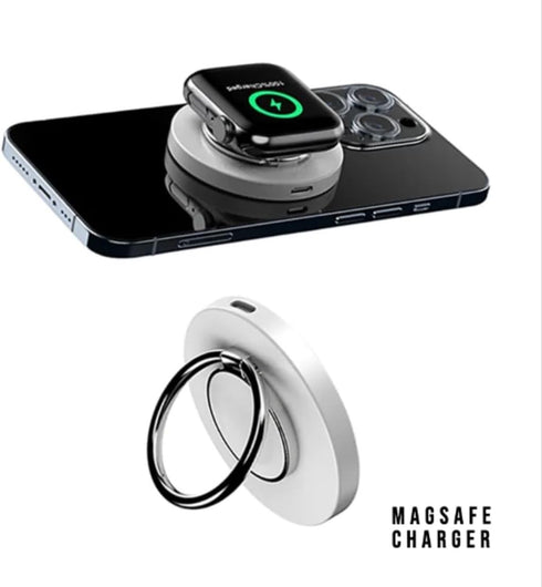 JEEM Magnetic Wireless Charger for iPhone 15/14/13/12 Pro, Plus and Max, Airpods Pro, Apple Watch Series 9/8/7/6/5, 3 in1 Charging Station, magsaf...