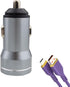 USB C Car Fast Charger, Super Fast Charging Adapter PD Type C Car Charger for All Cellphone (Grey)...