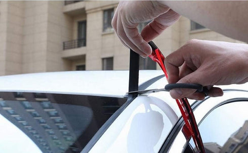 TRUE LINE Automotive 6 Feet Car Windshield Weather Seal Rubber Stripping Trim Cover Leak Sound Proofing Kit...