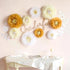 Fonder Mols Tissue Paper Chrysanth Pom Pom Flowers for Boho Baby Shower Gender Neutral Baby Shower Game & New Baby Party Activity Decorations Boy ...