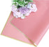20 Sheets Pure color gold edge Flower Wrapping Paper,Waterproof Valentine's Day Bouquet Wrapping Paper 23x23Inch Used for DIY Crafts, Gift Packagi...