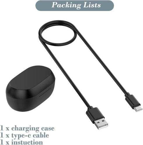 Charging Case for Jabra Elite 7 Pro & Jabra Elite 7 Active, Replacement Charger Case Dock Cradle with USB C Cable for Jabra Elite 7 Pro/Active (60...