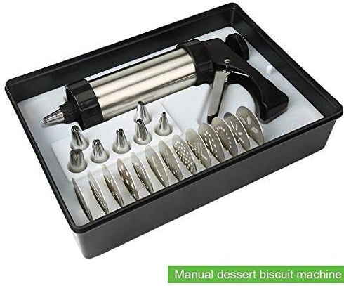 Stainless Steel Cookie Press/Icing Decorating Gun Sets for Biscuit/Cake Decoration...
