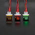 Amp Voltage Meter, 22mm Square Dual Display Panel Voltmeter Ammeter AC 0-100A 60-500V Meter Indicator LED Display Voltmeter, Voltage Tester Curren...