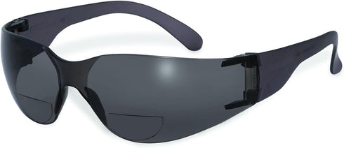 SSP Eyewear 1.00 Bifocal Recyclable Safety Glasses with Smoked Lenses, PRO 1.00 SM...