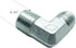1 Piece 1/2" Male JIC (3/4"-16 Tpi) x 1/2" Male NPT Hydraulic Fitting 37° Flare to 90° Elbow Pipe Adapter...
