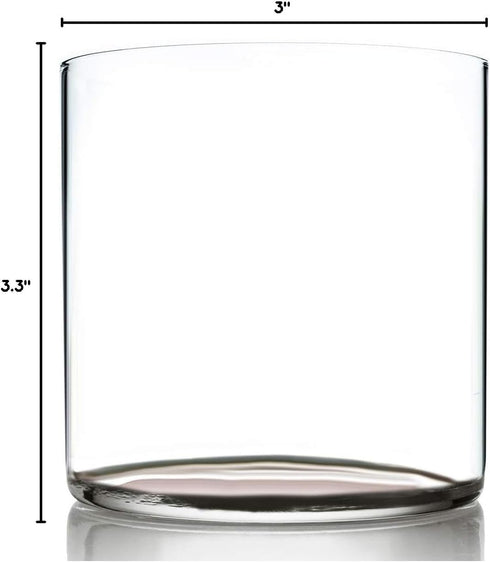 Amehla "Bare Ultra Thin Cocktail Glasses 12-ounce Double Old Fashioned Whiskey Glasses - Bar Set for use as Mixed Drinking Cup - Bourbon Tumblers,...