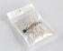 Flower Shape Buttons 11mm(0.44 inch) Translucent White Resin Button for Sewing Blouse Shirt DIY Scrapbooking Pack of 100pcs...