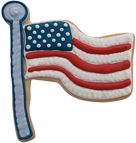 Flag Cookie Cutter 4.75" Made in USA by Ann Clark...