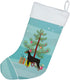 Caroline's Treasures CK3535CS Doberman Pinscher Christmas Tree Christmas Stocking Fireplace Hanging Stockings Christmas Season Party Decor Family ...