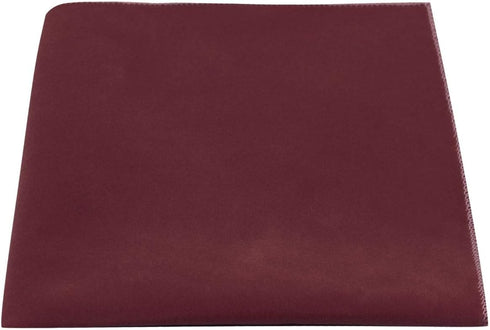 King & Priory Luxury Burgundy Velvet Pocket Square...