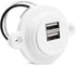 Facon 12V RV USB Charger Socket, Dual RV USB Outlet (5V / 2.4A), Super Slim Wall Mount 12V USB Outlet, for RV Trailer Camper Boat Marine Motorhome...