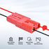 4 Pcs 6-10 Gauge Anderson Connector Plug 50A 12-36V Battery Quick Connector Red Battery Quick Disconnect Wire Harness Plug Kit for Winch Car Auto ...