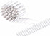 Miniature Dollhouse Fairy Garden Fence Decorative Picket Fence for DIY Diorama Crafts Project,40 Inches Long x 2 Pack (2 Pack of White)...