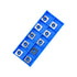 11mm Square Straight Carbide Inserts for woodturning, 11×11×2.0mm Replacement Cutter for Woodworking Fits Spiral Helical Planer Cutter Head or lat...