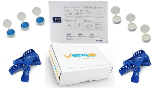 VPS Putty Regular Set - 168 gm Base/Catalyst - for Making Custom Trays, Mouth Guards, Whitening Trays, Ear Molds, Orthodontic Molds, Kit Includes ...