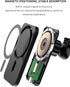 KAPAN Magnetic Wireless Car Charger 15W Wireless Car Charger Compatible with iPhone 12/13/14 Pro/Pro Max/mini/14 Plus, Samsung Galaxy S6 / S7/S8/S...
