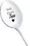 Christmas Birthday Spoon Gifts for Tea Lovers Women Men But First Tea Spoons for Grandma Dad Tea Lover Gifts for Men Women Tea Gifts for Tea Lover...
