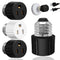 3 Packs 3 Prong Light Socket to Plug Adapter,E26/E27 Light Socket Outlet,Polarized Light Socket Adapter,2/3 Prong Outlet Socket Splitter Converter...