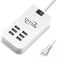 Multi USB Charger, 6 Port USB Charging Station for Multiple Devices, Phone, Tablet, Power Strip with ON/Off Switch (White)...